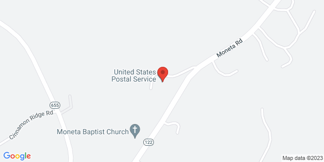 14211 Moneta Rd, Moneta, Virginia, VA, 24121-9998 Map