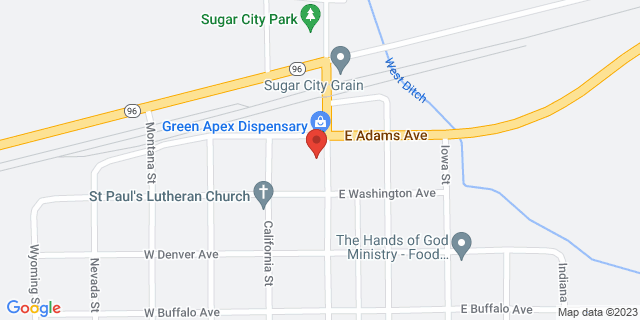 208 Colorado Ave, Sugar City, Colorado, CO, 81076-9700 Map