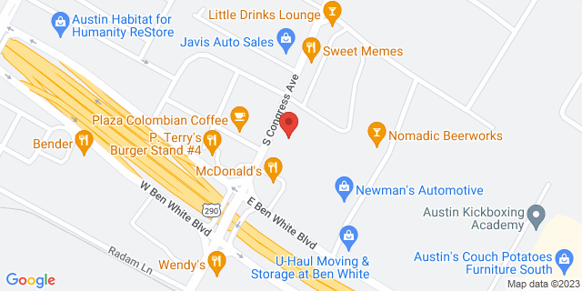 3903 S Congress Ave, Austin, Texas, TX, 78704-9998 Map