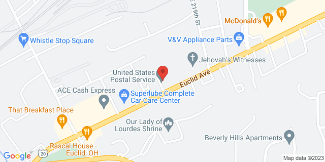 21551 Euclid Ave, Euclid, Ohio, OH, 44117-9998 Map