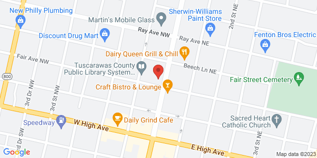 210 N Broadway St, New Philadelphia, Ohio, OH, 44663-9998 Map