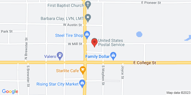 124 N Main St, Rising Star, Texas, TX, 76471-9803 Map