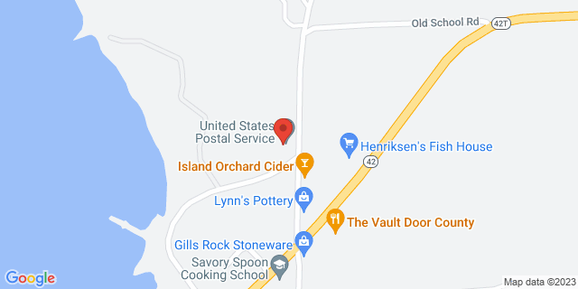 12055 Garrett Bay Rd, Ellison Bay, Wisconsin, WI, 54210-9742 Map