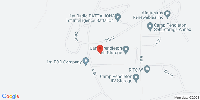 16840 7Th St, Camp Pendleton, California, CA, 92055-0206 Map