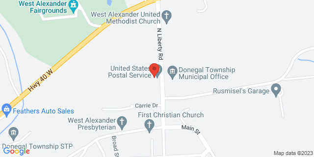 35 N Liberty Rd, West Alexander, Pennsylvania, PA, 15376-1001 Map