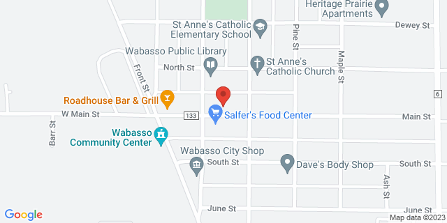 733 Main St, Wabasso, Minnesota, MN, 56293-9900 Map