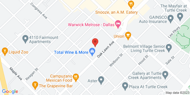 2825 Oak Lawn Ave, Dallas, Texas, TX, 75219-9998 Map