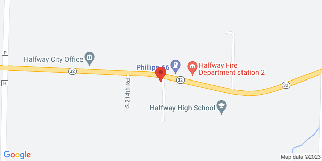 2132 Highway 32, Half Way, Missouri, MO, 65663-9998 Map