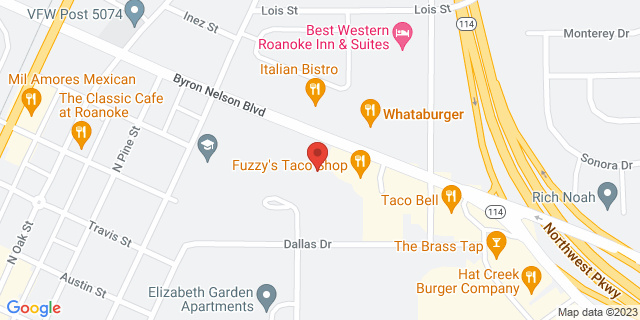 516 E Byron Nelson Blvd, Roanoke, Texas, TX, 76262-9998 Map