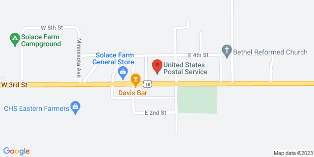 110 E Us Highway 18, Davis, South Dakota, SD, 57021-9998 Map