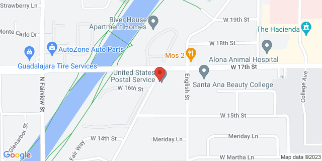 1609 N King St, Santa Ana, California, CA, 92706-9998 Map