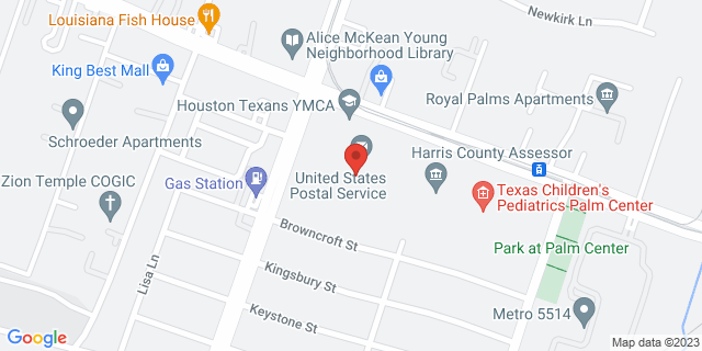 5210 Griggs Rd, Houston, Texas, TX, 77021-9998 Map