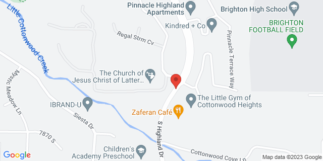 9265 S Highland Dr, Sandy, Utah, UT, 84093-9998 Map