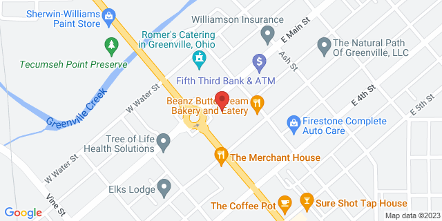 101 E Main St, Greenville, Ohio, OH, 45331-9998 Map