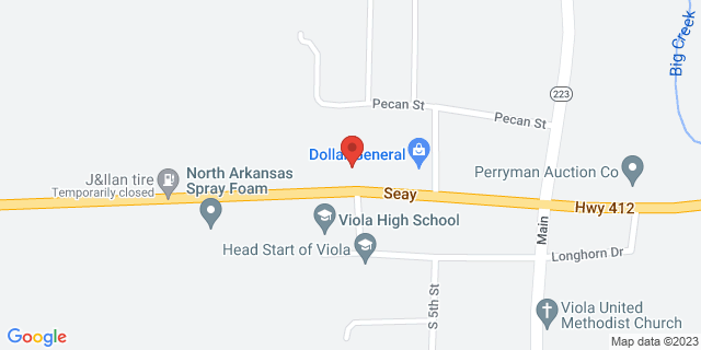 9971 Highway 62 W, Viola, Arkansas, AR, 72583-9998 Map