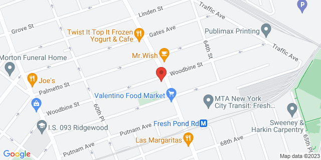 6080 Woodbine St, Ridgewood, New York, NY, 11385-9993 Map