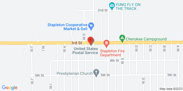 302 Main St, Stapleton, Nebraska, NE, 69163-9700 Map