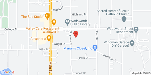 119 S Lyman St, Wadsworth, Ohio, OH, 44281-9997 Map