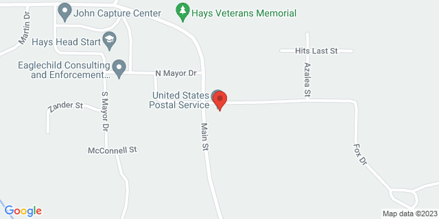 260 Stevens St, Hays, Montana, MT, 59527-9998 Map