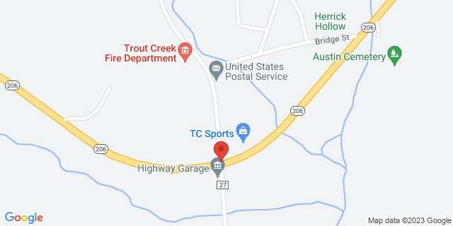 8650 County Highway 27, Trout Creek, New York, NY, 13847-9998 Map