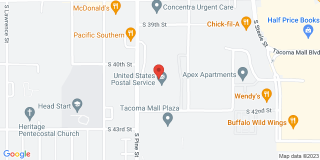 4001 S Pine St, Tacoma, Washington, WA, 98413-9994 Map