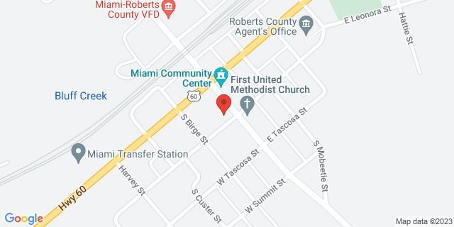 116 S Main St, Miami, Texas, TX, 79059-9803 Map