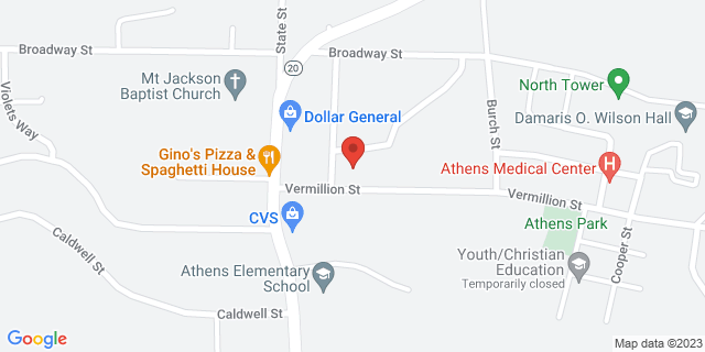 203 Vermillion St, Athens, West Virginia, WV, 24712-9998 Map