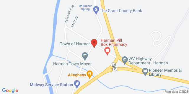 62 Mott St, Harman, West Virginia, WV, 26270-9998 Map