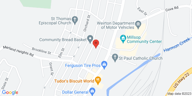 115 Mildren Ave, Weirton, West Virginia, WV, 26062-4500 Map