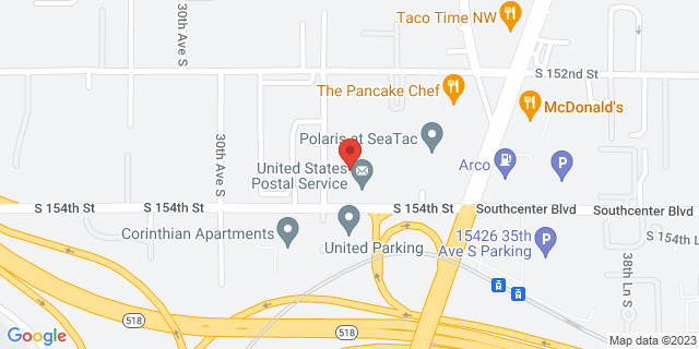 15250 32Nd Ave S, Seatac, Washington, WA, 98188-9998 Map