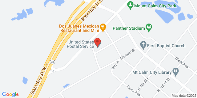 221 State Highway 31 Business, Mount Calm, Texas, TX, 76673-9998 Map