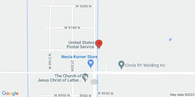 9086 N 2000 W, Neola, Utah, UT, 84053-8000 Map