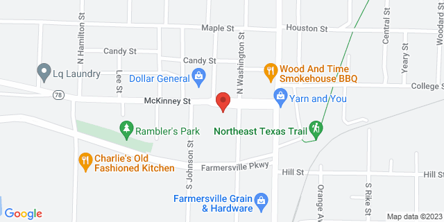 213 Mckinney St, Farmersville, Texas, TX, 75442-9998 Map