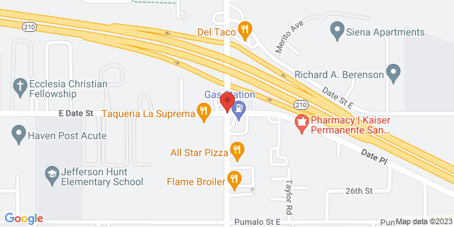 1663 E Date Pl, San Bernardino, California, CA, 92404-4496 Map