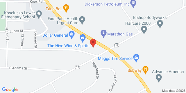 65 Veterans Memorial Dr, Kosciusko, Mississippi, MS, 39090-9998 Map