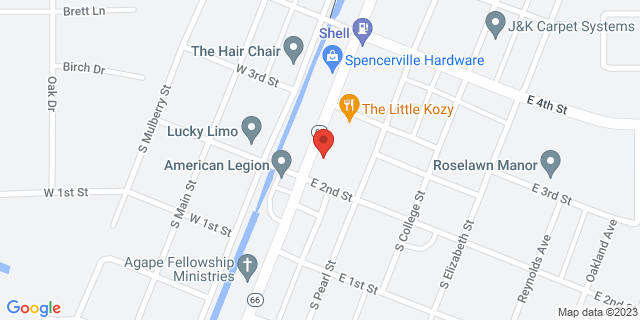 121 S Broadway St, Spencerville, Ohio, OH, 45887-9998 Map