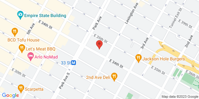 115 E 34Th St Frnt 1, New York, New York, NY, 10016-9991 Map