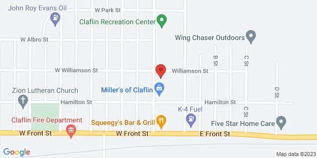 218 Main St, Claflin, Kansas, KS, 67525-9998 Map