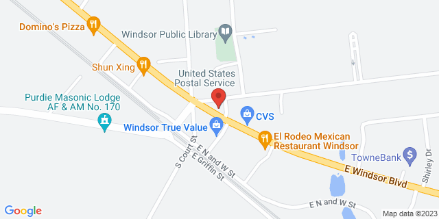 4 E Windsor Blvd, Windsor, Virginia, VA, 23487-9998 Map