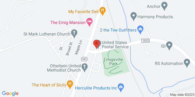 2 Emig Rd, Emigsville, Pennsylvania, PA, 17318-9998 Map