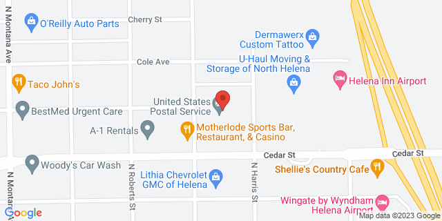 2300 N Harris St, Helena, Montana, MT, 59601-9997 Map