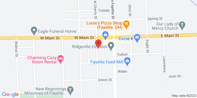 101 S Cherry St, Fayette, Ohio, OH, 43521-9998 Map