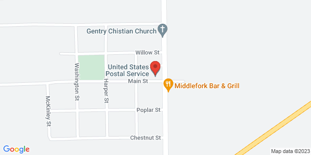 106 W Main St, Gentry, Missouri, MO, 64453-9998 Map