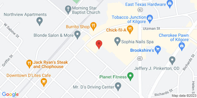 500 N Kilgore St, Kilgore, Texas, TX, 75662-9998 Map