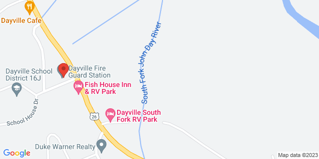 145 E Franklin Ave, Dayville, Oregon, OR, 97825-5000 Map