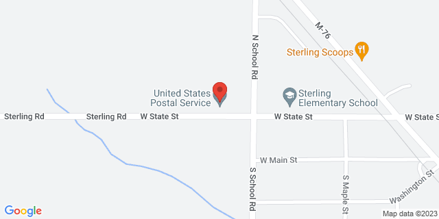 420 W State St, Sterling, Michigan, MI, 48659-2501 Map