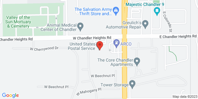 123 W Chandler Heights Rd, York, Arizona, AZ, 85248-9998 Map