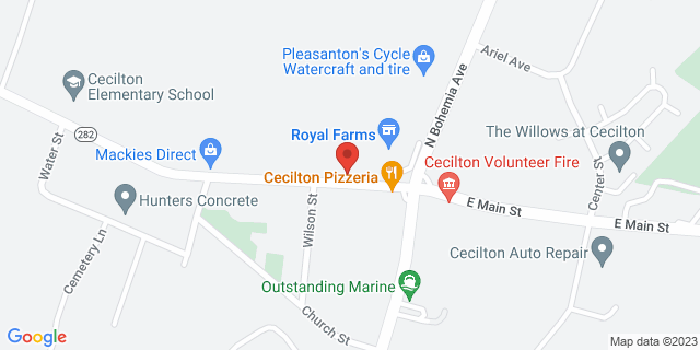 127 W Main St, Cecilton, Maryland, MD, 21913-1004 Map