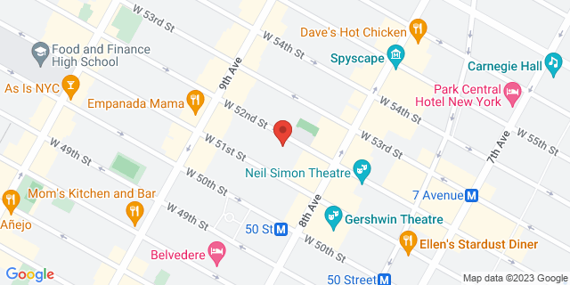 322 W 52Nd St, New York, New York, NY, 10019-9998 Map