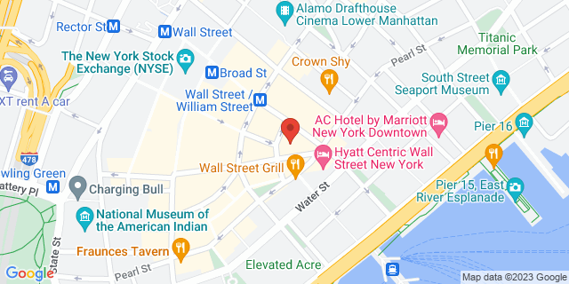 1 Hanover St Fl 1, New York, New York, NY, 10005-9992 Map